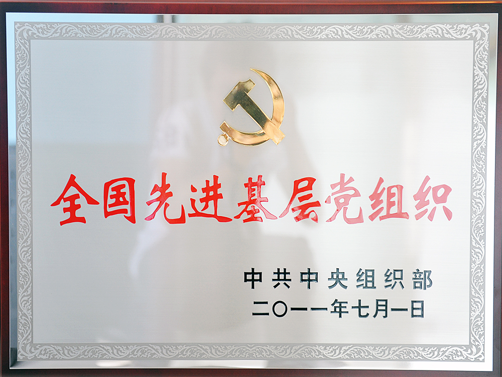 2011年7月，中共湖北太阳集团www0638vom委员会被中共中央组织部授予“全国先进基层党组织”